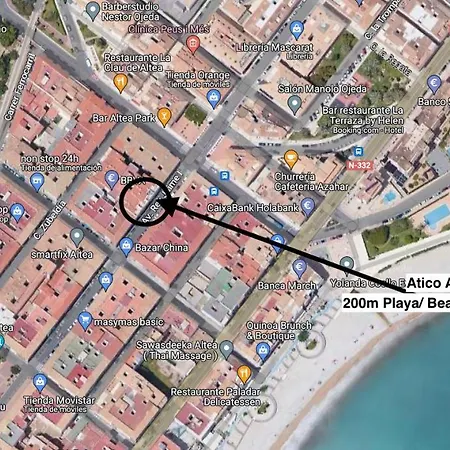 Апартаменты Atico Centro Альтеа